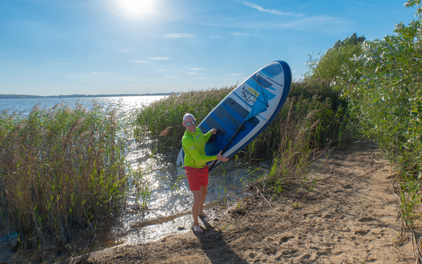 Stand Up Paddling im Strandhotel, Foto: Glücksfoto GbR - Rico Schwarze