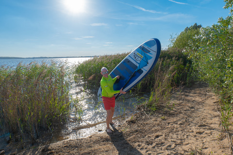 Stand Up Paddling im Strandhotel, Foto: Glücksfoto GbR - Rico Schwarze