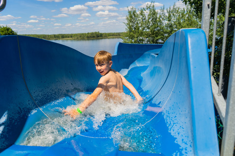 Wasserrutsche im Familienpark, Foto: Christian Große