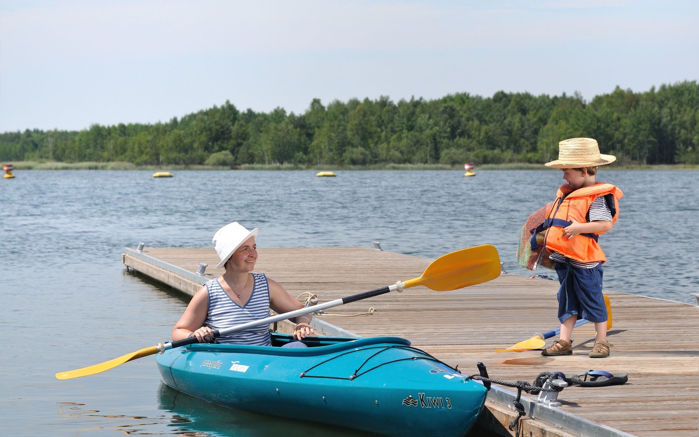 Paddeln ab dem Hafencamp am Senftenberger See, Foto: Nada Quenzel