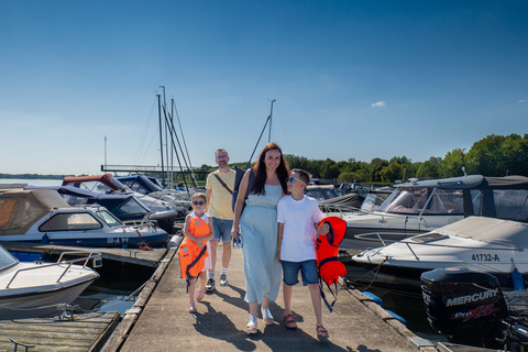 Liegeplätze am Stadthafen Senftenberg, Foto: Rico Schwarze - Glücksfoto GbR