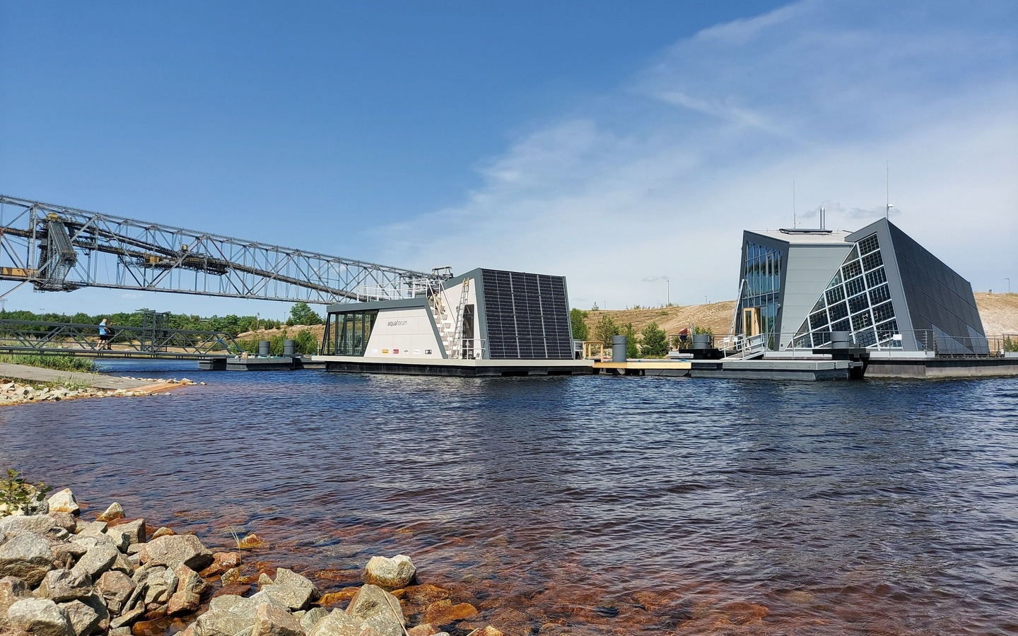 Aquahaus am Besucherbergwerk F60, Foto: F60, Lizenz: F60