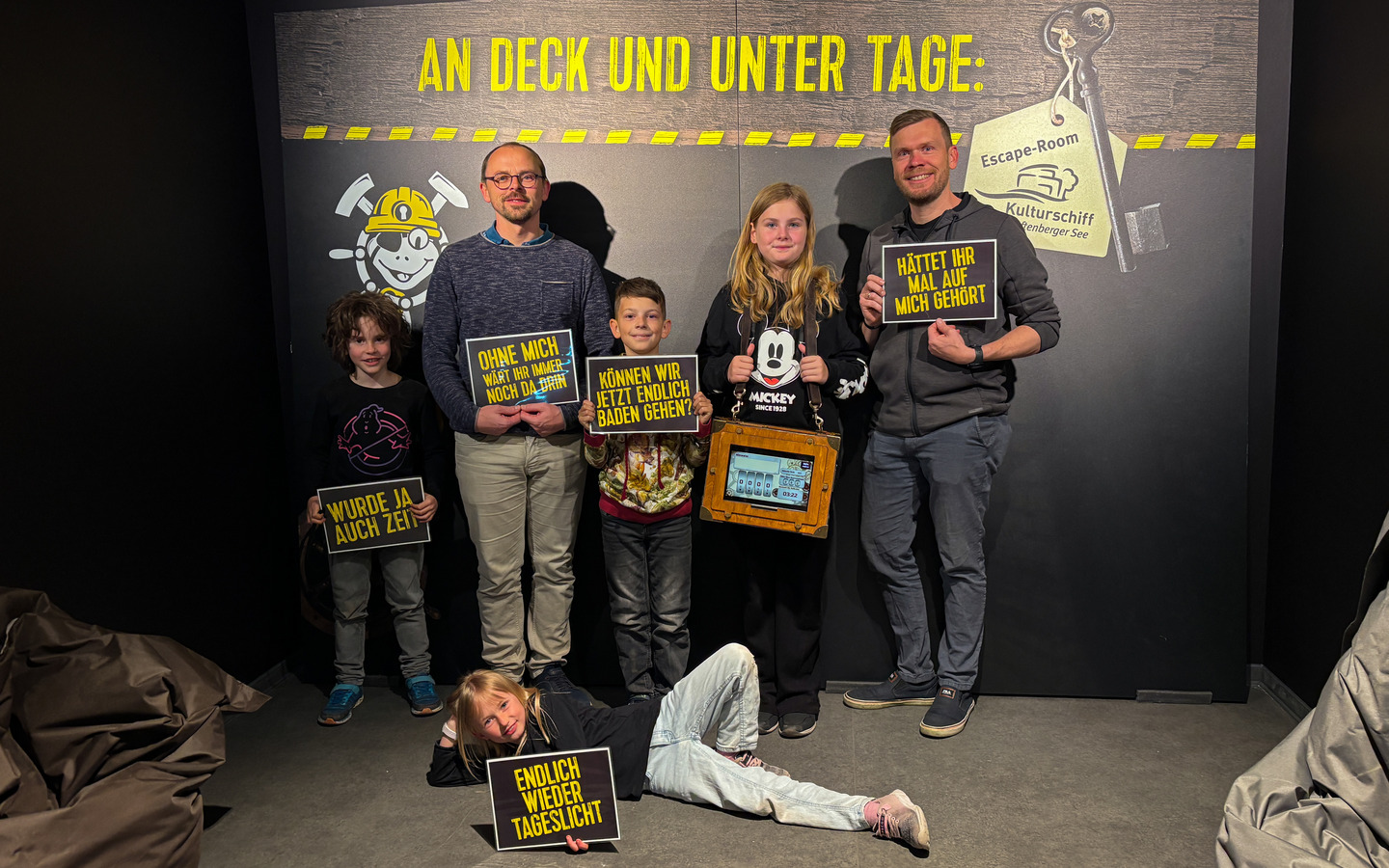 Escape Room geschafft, Foto: Julia Kussatz