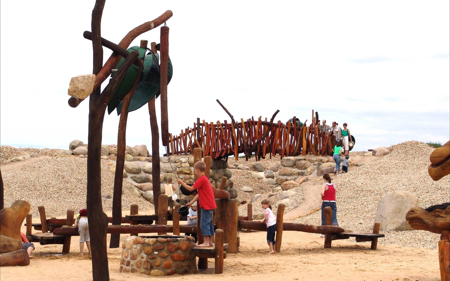 Spielplatz im Findlingspark Nochten, Foto: Kittner, Lizenz: Förderverein Findlingspark