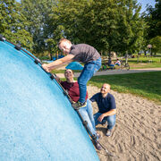 Spielplatz "Spur der Steine" am Stadthafen Senftenberg, Foto: Christian Gro&szlig;e