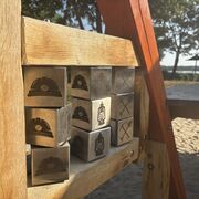 Drehpuzzle auf dem Spielplatz Bergmann, Foto: Julia Kussatz