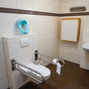 Barrierefreies WC im Froggi-Klupp, Foto: LSB
