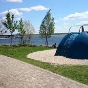 Spielplatz "Spur der Steine" am Stadthafen Senftenberg, Foto: Dana H&uuml;ttner