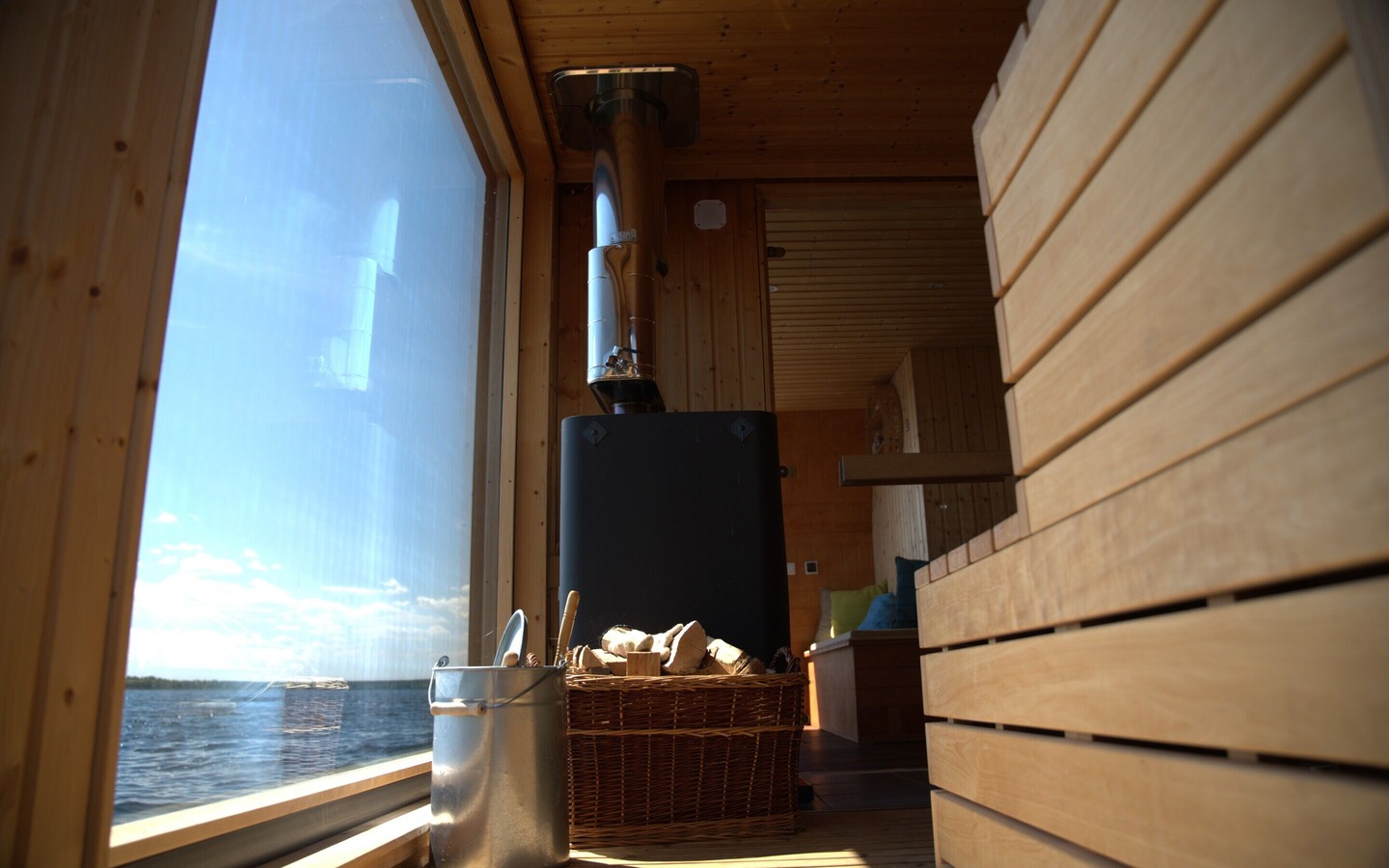 Sauna mit Ausblick, Foto: Tino Henßchen, Lizenz: Tino Henßchen