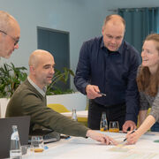 Besprechung in der S&uuml;dseelounge, Foto: Rico Schwarze - Gl&uuml;cksfoto GbR