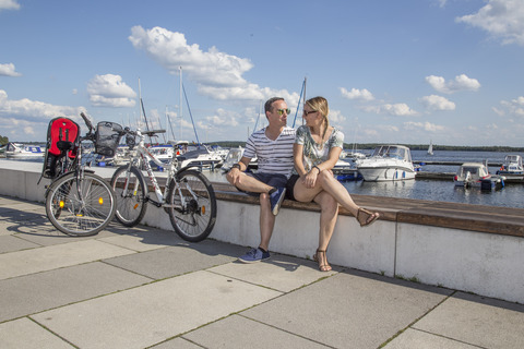 Fahrradausflug zum Stadthafen Senftenberg, Foto: Harry Müller