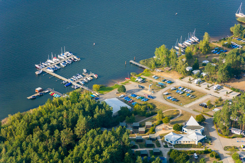 Hafencamp Senftenberger See Luftaufnahme, Foto: Dr. Gernot Krämer