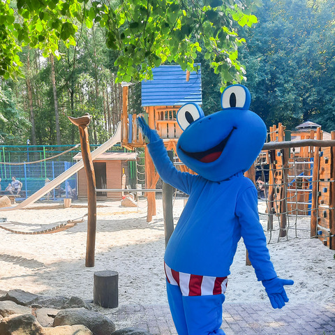 Froggi im Spielgarten, Foto: LSB