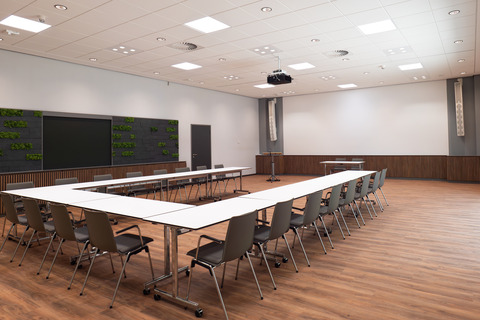 Seenlandsaal im Kulturschiff (U-Form), Foto: Glücksfoto GbR - Rico Schwarze